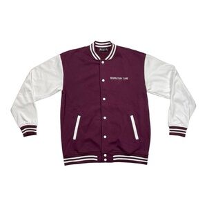 Unisex Varsity Letterman Embroidered Respiratory Therapist Jacket